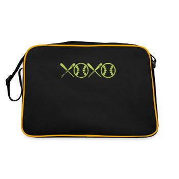 Softball - Retro Bag - black/gold - Back