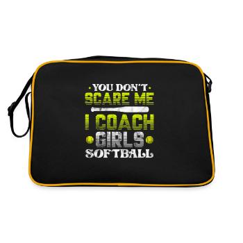 Entraîneur de softball - Sac Retro - noir/or - Dos
