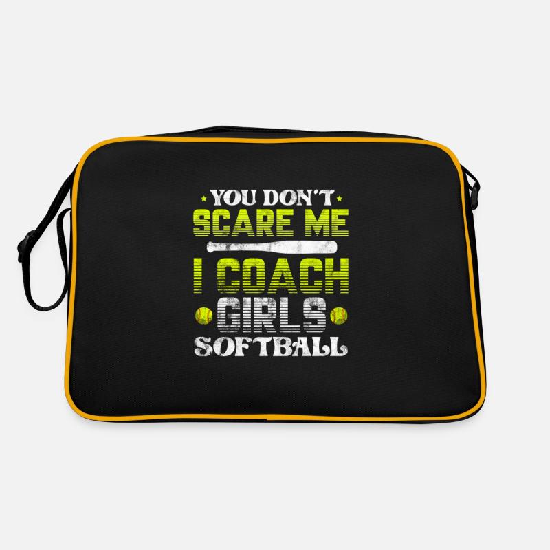 Softball Coach Retro Tasche