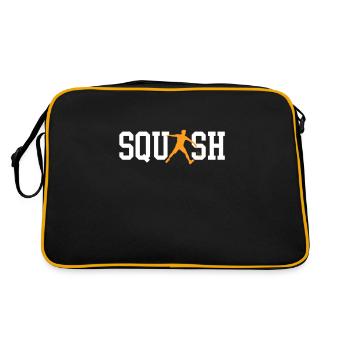 Squash - Retro Bag - black/gold - Back