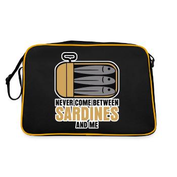 Sardine Fishing Angler Sardines - Retro Bag - black/gold - Back