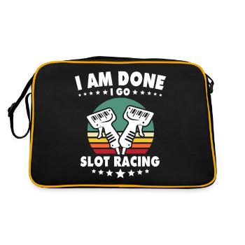 Slot Racing Slot Car - Retro Bag - black/gold - Back