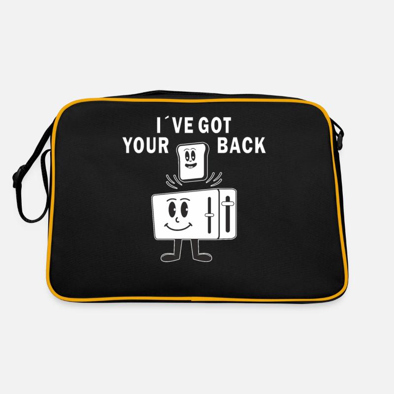 TOASTER IVE GOT YOUR BACK Retro Tasche