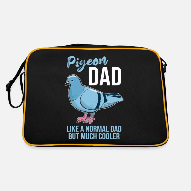 Taube Taubenliebhaber Papa Spruch Geschenk Retro Tasche