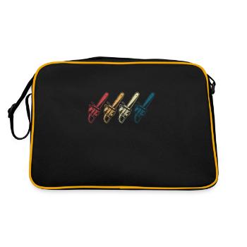 Arborist Tree Climber Arborist Gift - Retro Bag - black/gold - Back