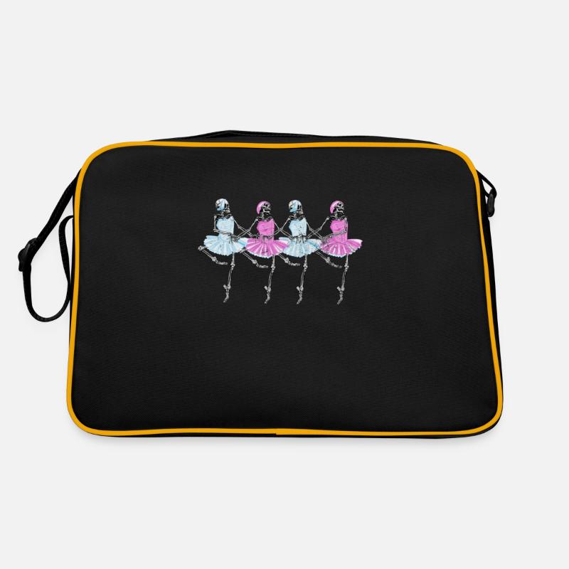 Ballett - Retro Tasche - Schwarz/Gold