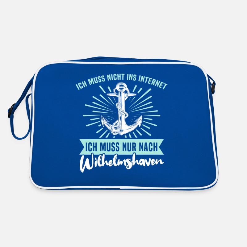 Wilhelmshaven Sprüche Wilhelmshavener Spruch Retro Tasche