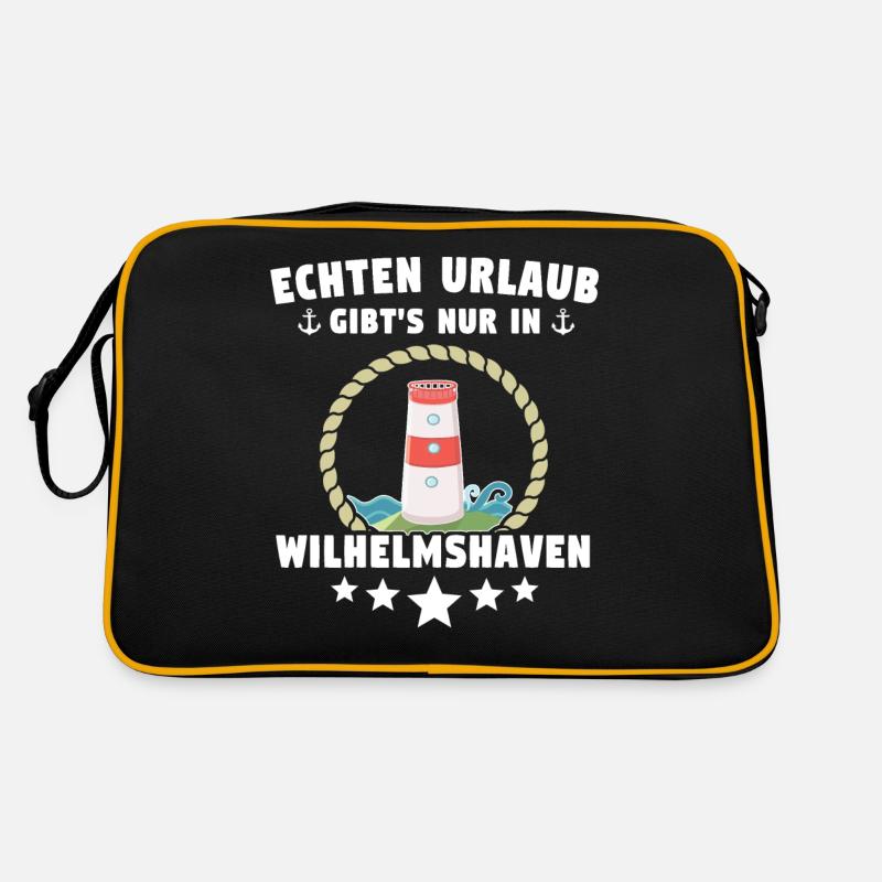 Wilhelmshaven Sprüche Wilhelmshavener Spruch Retro Tasche