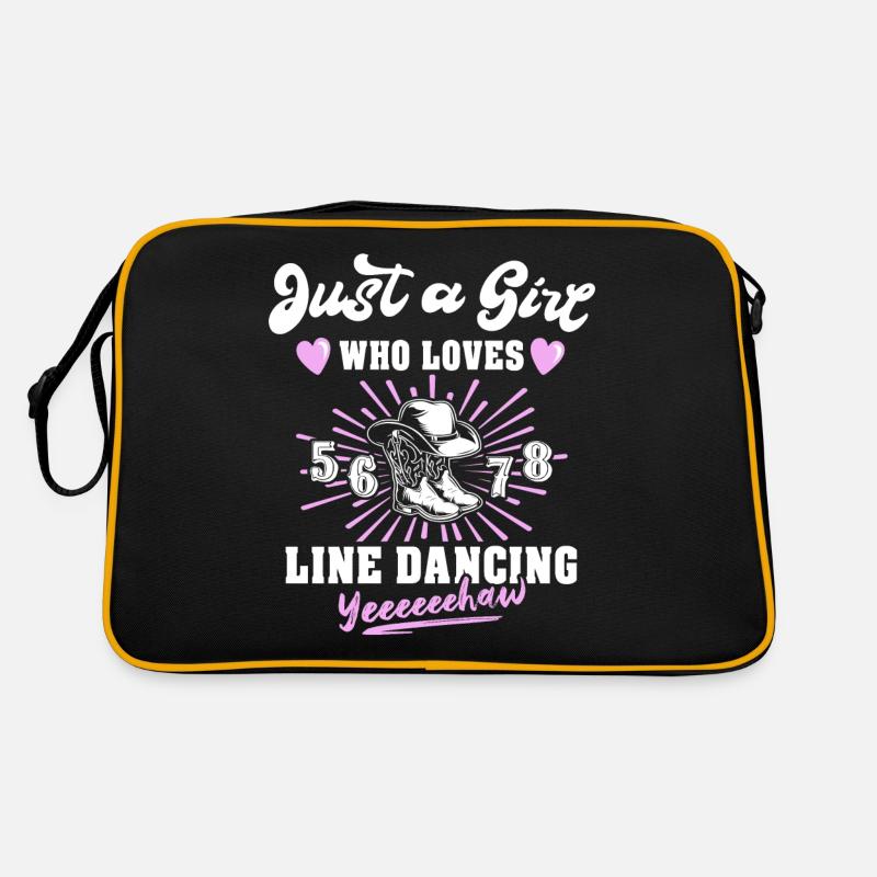 Line Dancing Girl Retro Bag