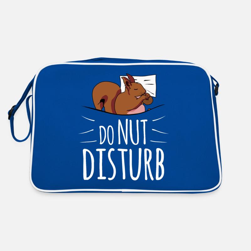 Eichhörnchen Schlafen Bett Müde Squirrel Retro Tasche