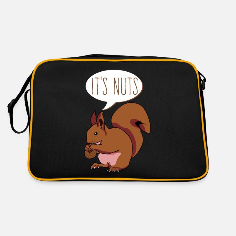 Eichhörnchen c’est Nuts Écureuil Sac Retro