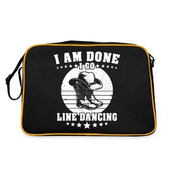 Line Dancing Line Dance - Retro Bag - black/gold - Back