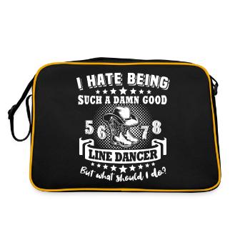 Line Dancing Line Dance - Retro Bag - black/gold - Back