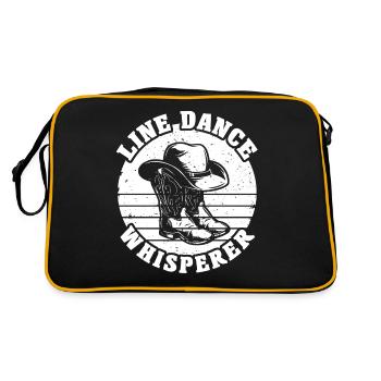 Line Dancing Line Dance - Retro Bag - black/gold - Back