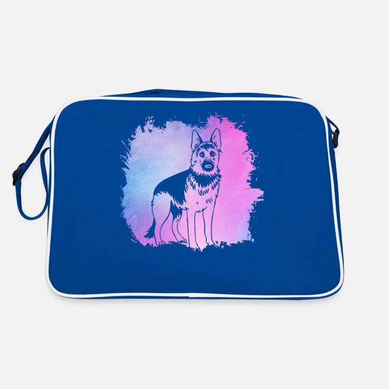 German Shepherd Retro Bag