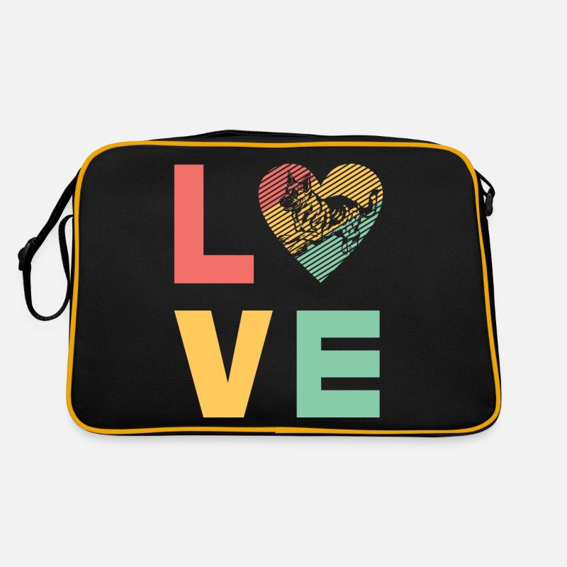 German Shepherd Retro Bag