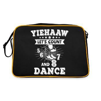Line Dancing Line Dancer - Retro Bag - black/gold - Back