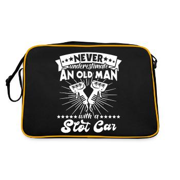 Slot Car Racing Slot Race - Retro Bag - black/gold - Back