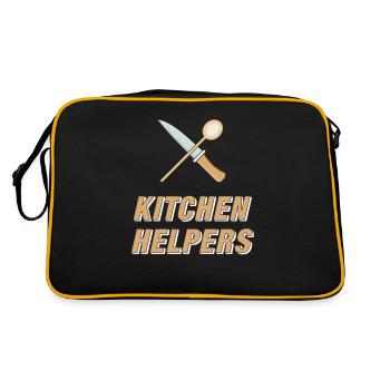 KITCHEN HELPERS - Retro Bag - black/gold - Back