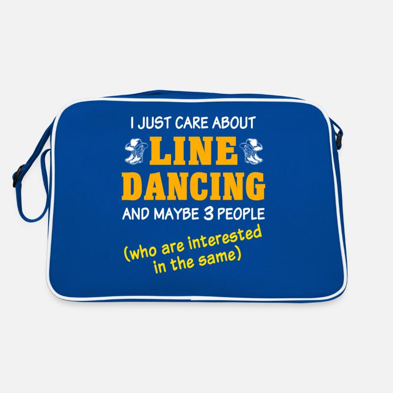 Line Dancing Sayings Retro Bag