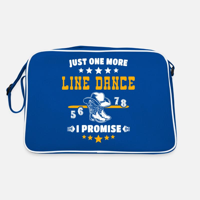 Line Dancing Sprüche Retro Tasche