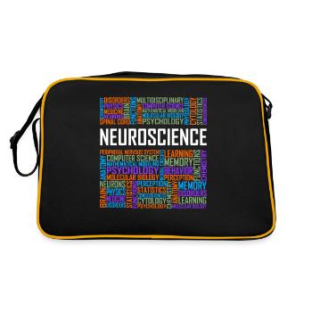 Neuroscience - Words - Retro Bag - black/gold - Back
