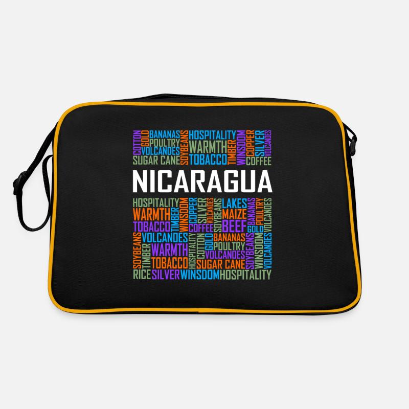 Nicaragua - Words Retro Bag