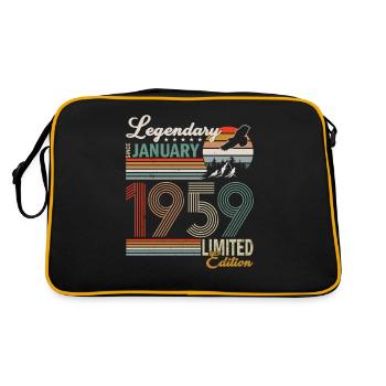 31.1.1959 La naissance d’une icône - Sac Retro - noir/or - Dos