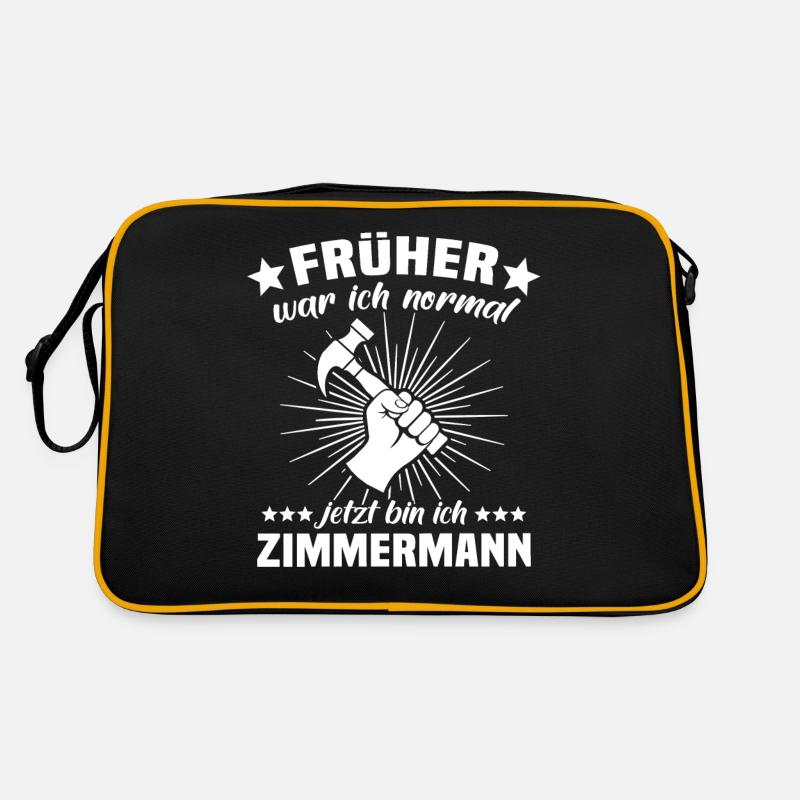 Zimmermann Beruf Zimmerer Retro Tasche
