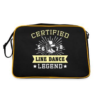 Danse en ligne Légende Danse en ligne - Sac Retro - noir/or - Dos