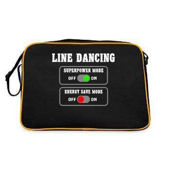 Danse en ligne Superpower Danse en ligne - Sac Retro - noir/or - Dos