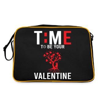 Time to be your Valentine's Day gift - Retro Bag - black/gold - Back