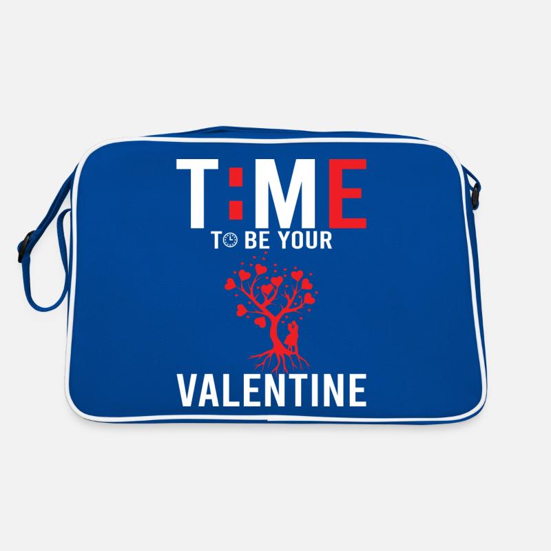 Zeit, Ihr Valentinstagsgeschenk zu sein Retro Tasche