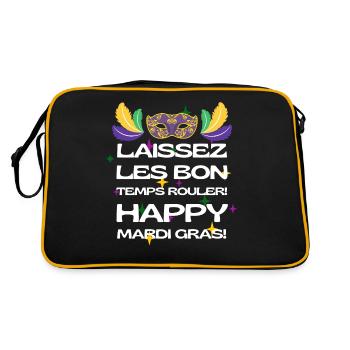 Laissez Les Bon Temps Rouler Happy Carnival - Retro Bag - black/gold - Back