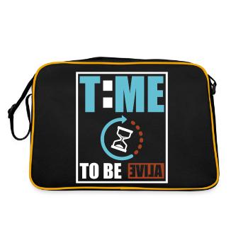 Être une vraie personne - Sac Retro - noir/or - Dos