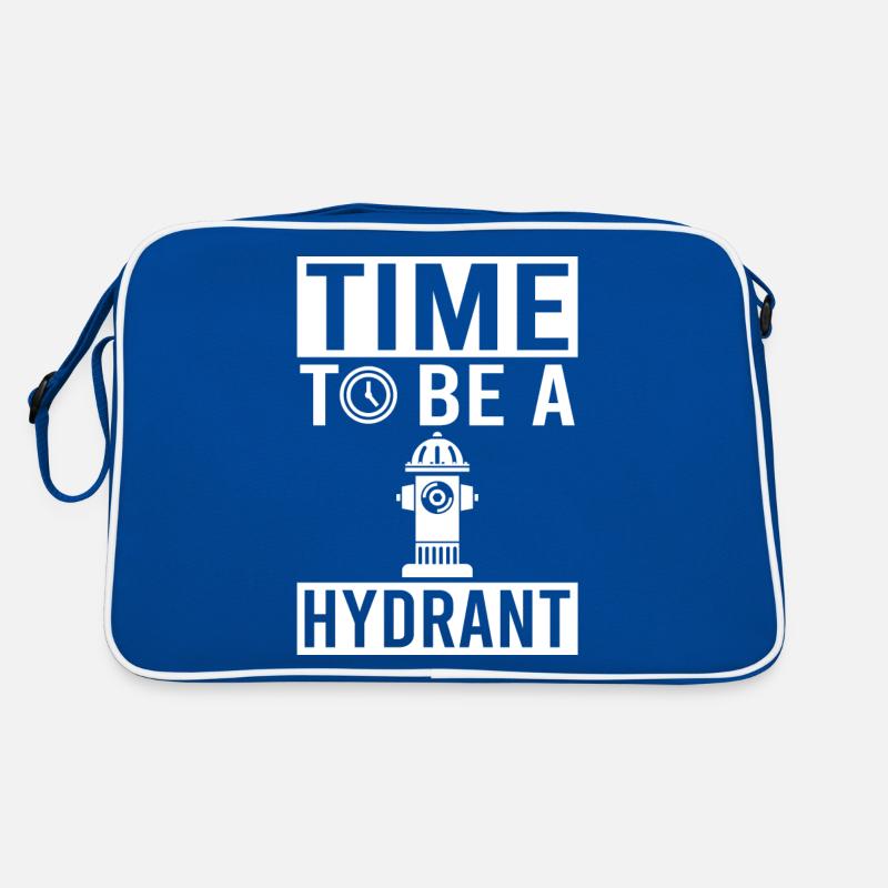Zeit, Hydrant-Geschenk-Spaß-Zitat-Witz Zu Sein Retro Tasche