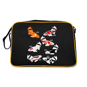 Carpe Koi Koi - Sac Retro - noir/or - Dos