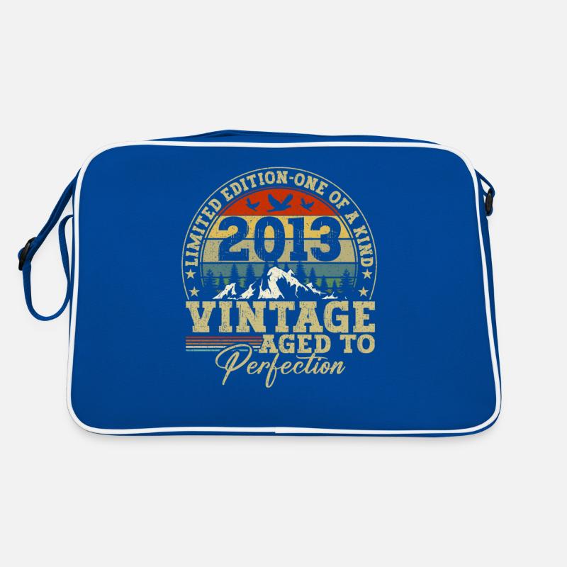 Année de naissance 2013 né cadeau d’anniversaire Sac Retro
