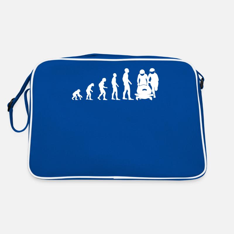Bobfahrer Evolution Bobfahren Bobsport Geschenk Retro Tasche