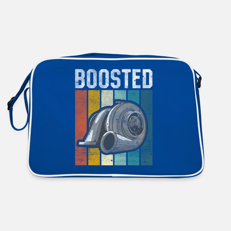 Turbolader Boosted - Turbo & Tuning Retro Tasche