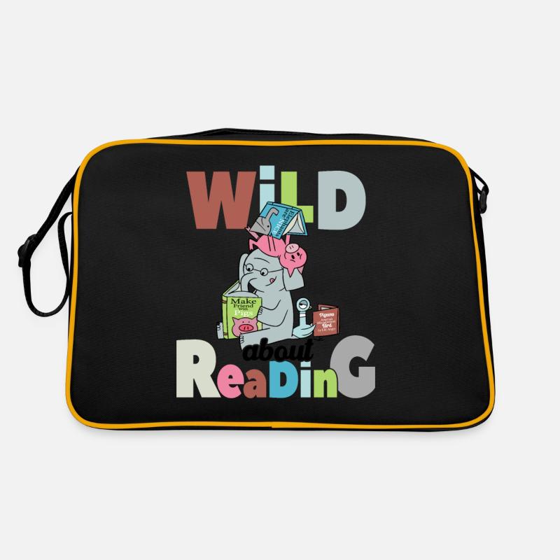 Fou de lecture Professeur de retour à l’école Sac Retro
