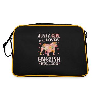 Deutsch Bulldog - Sac Retro - noir/or - Dos