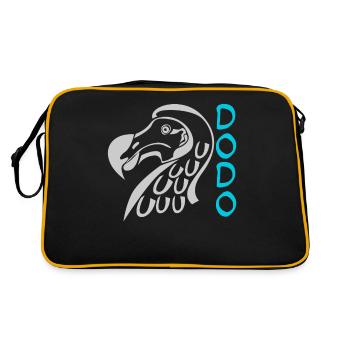 Dodo Oiseau Dodos - Sac Retro - noir/or - Dos