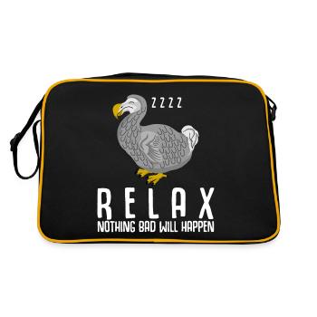 Dodo dort dodos - Sac Retro - noir/or - Dos