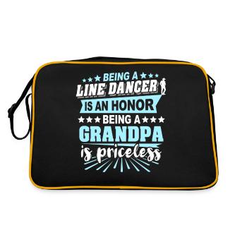 Danse en ligne Grand-père Danse en ligne Grand-père - Sac Retro - noir/or - Dos