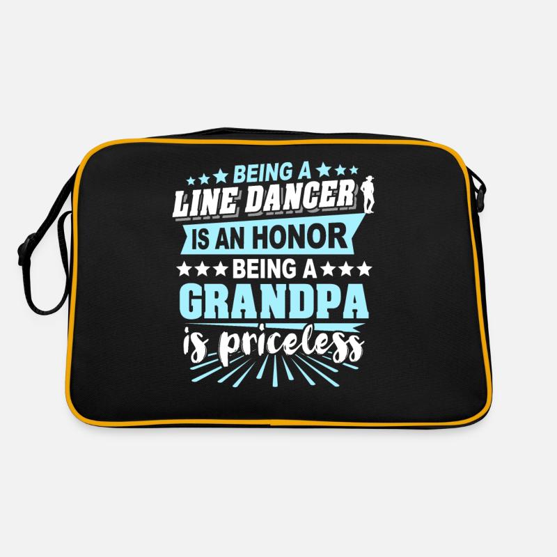 Line Dance Opa Line Dancing Grossvater Retro Tasche
