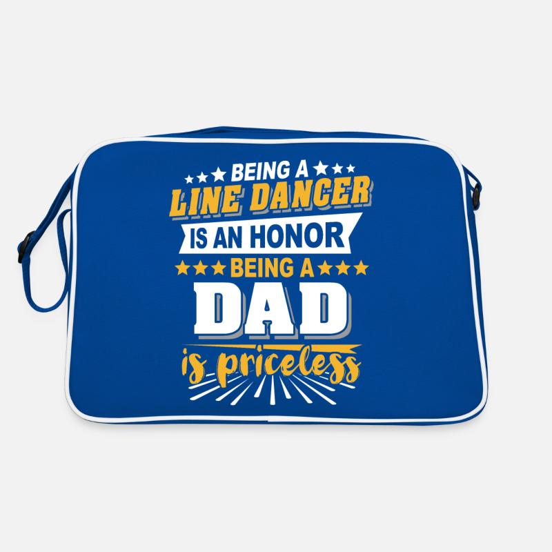 Line Dance Papa Line Dancing Father Retro Bag