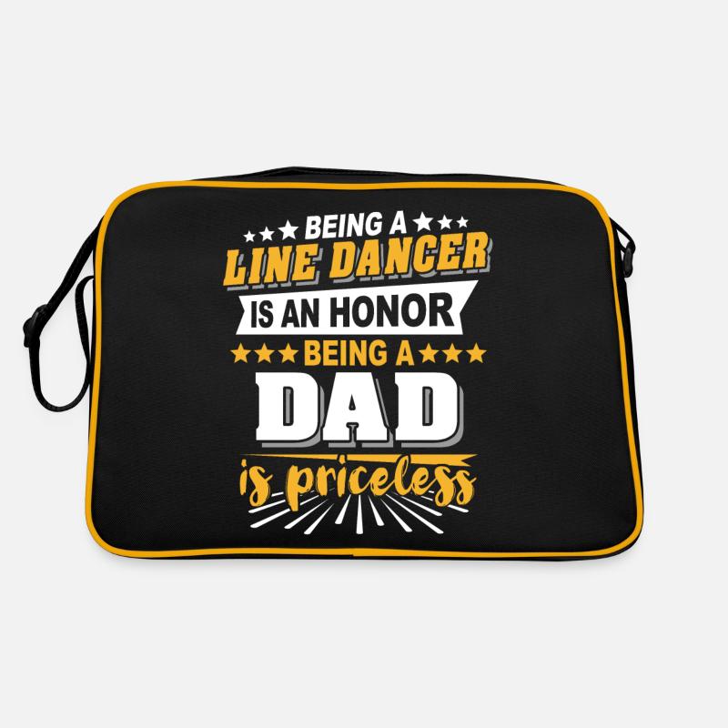 Line Dance Papa Line Dancing Father Retro Bag