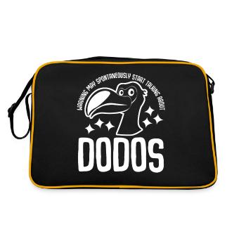 Dodo Dire Dodos - Sac Retro - noir/or - Dos