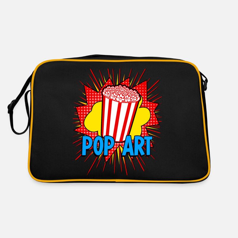 Pop Art Popcorn Sac Retro